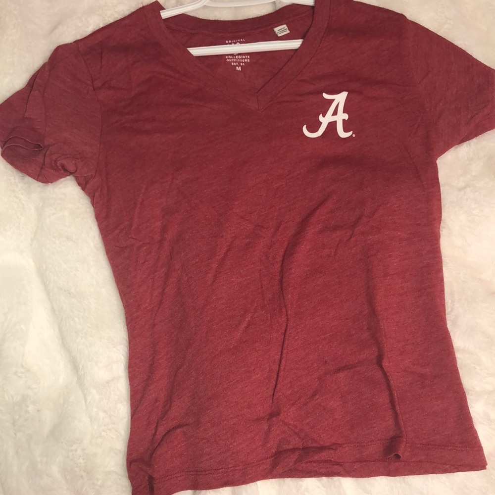 alabama v-neck tee